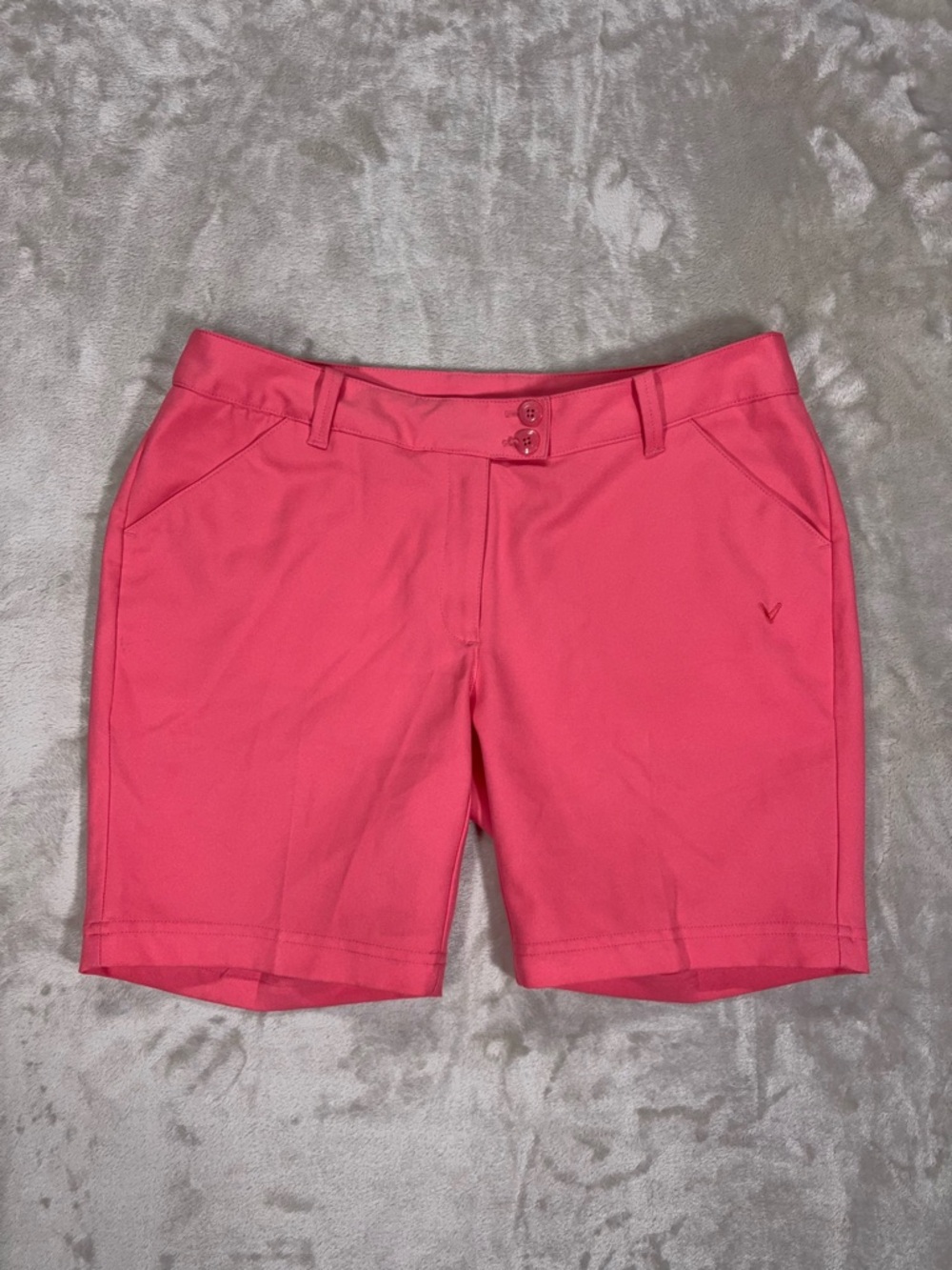 Callaway Pink Golf Shorts Women Size 4 Opti-Dri Performance Athletic Summer